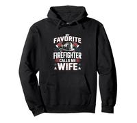 My Favorite Firefighter Calls Me Wife Pullover Hoodie