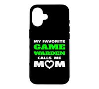 My Favorite Game Warden Calls Me Mom Son Daughter Mother Mum Case for iPhone 16