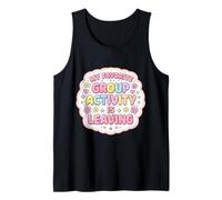 My Favorite Group Activity is Leaving Funny Womens Floral Tank Top