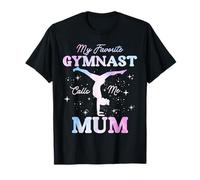 My Favorite Gymnast Calls Me Mum Gymnastics Mom T-Shirt