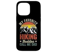 My Favorite Hiking Buddies Call Me Dad Vintage Outdoor Dad Case for iPhone 14 Pro Max