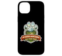 My Favorite Hiking Buddy Has Four Paws Hiker Dog Owner Hike Case for iPhone 14 Plus