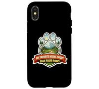 My Favorite Hiking Buddy Has Four Paws Hiker Dog Owner Hike Case for iPhone X/XS