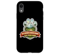 My Favorite Hiking Buddy Has Four Paws Hiker Dog Owner Hike Case for iPhone XR