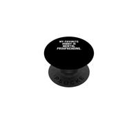my favorite hobby is mental proofreading Witty Observational PopSockets Adhesive PopGrip