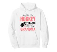 My Favorite Hockey Player Calls Me Grandma Pullover Hoodie
