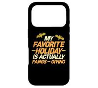 My favorite holiday is actually fangs giving - Vampire Case for iPhone 17 Pro
