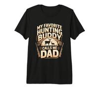 My Favorite Hunting Buddy Calls Me Dad Deer Premium T-Shirt