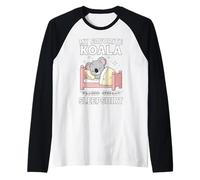 My Favorite Koala Cute Cozy Sleepshirt Design Raglan Baseball Tee
