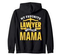 My Favorite Lawyer Calls Me Mama Law School Graduate Lawyer Zip Hoodie