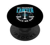 My Favorite Lawyer Calls Me Papa Lawyer Lawyer PopSockets Adhesive PopGrip