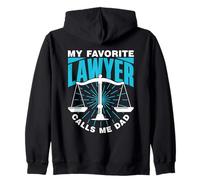 My Favorite Lawyer Calls Me Papa Lawyer Lawyer Zip Hoodie