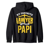 My Favorite Lawyer Calls Me Papi Graduate Law School Lawyer Zip Hoodie