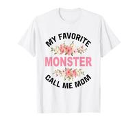 My Favorite Monster Call Me Mom Mother Mother and Son Mama T-Shirt