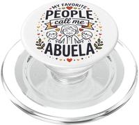 My Favorite People Call Me Abuela Hispanic Grandma Quote PopSockets PopGrip for MagSafe