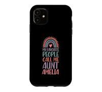 My Favorite People Call Me Aunt Amelia First Name Auntie Case for iPhone 11