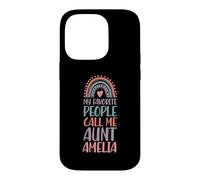 My Favorite People Call Me Aunt Amelia First Name Auntie Case for iPhone 14 Pro