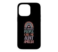 My Favorite People Call Me Aunt Amelia First Name Auntie Case for iPhone 14 Pro Max