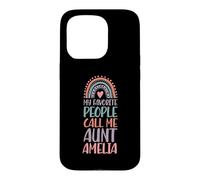 My Favorite People Call Me Aunt Amelia First Name Auntie Case for iPhone 15 Pro
