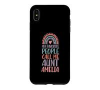 My Favorite People Call Me Aunt Amelia First Name Auntie Case for iPhone XS Max