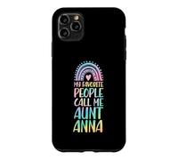 My Favorite People Call Me Aunt Anna First Name Auntie Case for iPhone 11 Pro Max