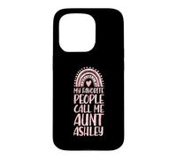 My Favorite People Call Me Aunt Ashley First Name Auntie Case for iPhone 15 Pro