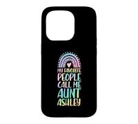 My Favorite People Call Me Aunt Ashley First Name Auntie Case for iPhone 15 Pro