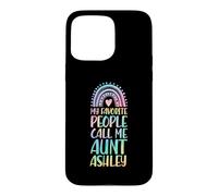 My Favorite People Call Me Aunt Ashley First Name Auntie Case for iPhone 15 Pro Max