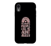 My Favorite People Call Me Aunt Ashley First Name Auntie Case for iPhone XR