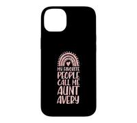 My Favorite People Call Me Aunt Avery First Name Auntie Case for iPhone 14 Plus