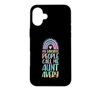 My Favorite People Call Me Aunt Avery First Name Auntie Case for iPhone 16 Plus