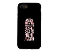 My Favorite People Call Me Aunt Avery First Name Auntie Case for iPhone SE (2020) / 7/8