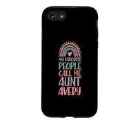 My Favorite People Call Me Aunt Avery First Name Auntie Case for iPhone SE (2020) / 7/8