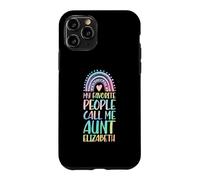 My Favorite People Call Me Aunt Elizabeth First Name Auntie Case for iPhone 11 Pro