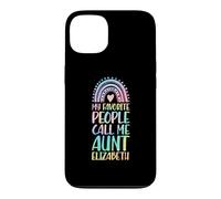 My Favorite People Call Me Aunt Elizabeth First Name Auntie Case for iPhone 13
