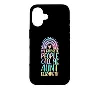 My Favorite People Call Me Aunt Elizabeth First Name Auntie Case for iPhone 16