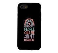 My Favorite People Call Me Aunt Elizabeth First Name Auntie Case for iPhone SE (2020) / 7/8