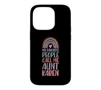 My Favorite People Call Me Aunt Karen First Name Auntie Case for iPhone 14 Pro