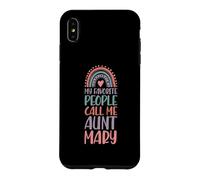 My Favorite People Call Me Aunt Mary First Name Auntie Case for iPhone XS Max