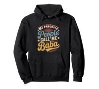 My Favorite People Call Me Baba Vintage Persian Grandpa Pullover Hoodie