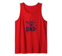 My Favorite People Call Me Dad - Sports Loving Father Tank Top, Men, Red, XL