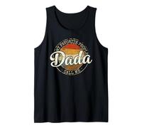 My Favorite People Call Me Dada Vintage Stamp Fathers Day Tank Top