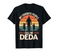 My Favorite People Call Me DEDA Retro Sunset T-Shirt