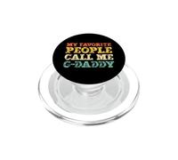 My Favorite People Call Me G-Daddy Vintage GDaddy PopSockets PopGrip for MagSafe