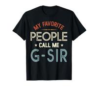 My Favorite People Call Me G-SIR Vintage Fathers Day T-Shirt