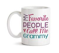 My Favorite People Call Me Grammy Ceramic Coffee Mug