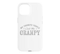 My Favorite People Call Me Grampy Vintage Case for iPhone 15