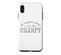 My Favorite People Call Me Grampy Vintage Case for iPhone XS Max