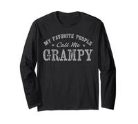 My Favorite People Call Me Grampy Vintage Long Sleeve T-Shirt