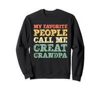 My Favorite People Call Me Great Grandpa Vintage Sweatshirt